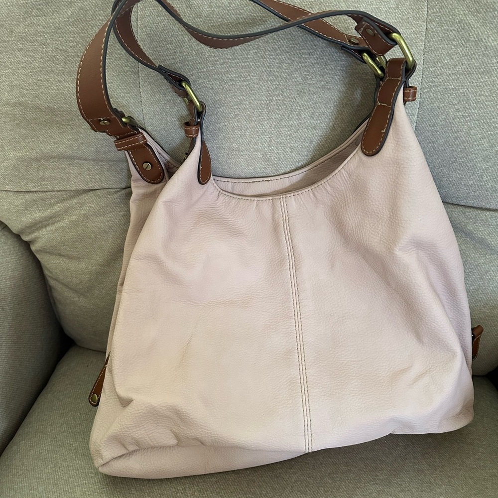 Merona Pink Hobo Bag with Sleek Design